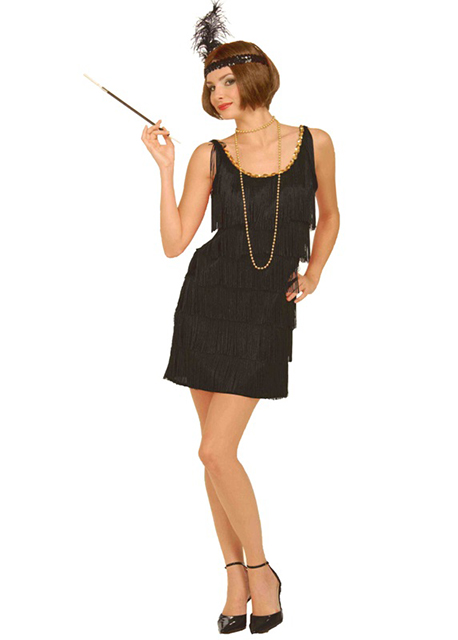 20's Roaring Flapper-Black Adult Costume