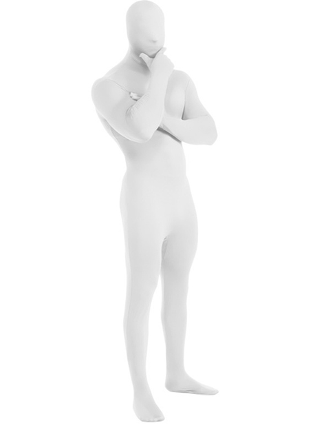 2nd Skin-White Adult Costume