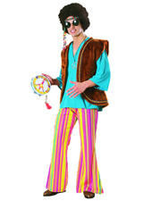 60's John Q Woodstock Adult Costume