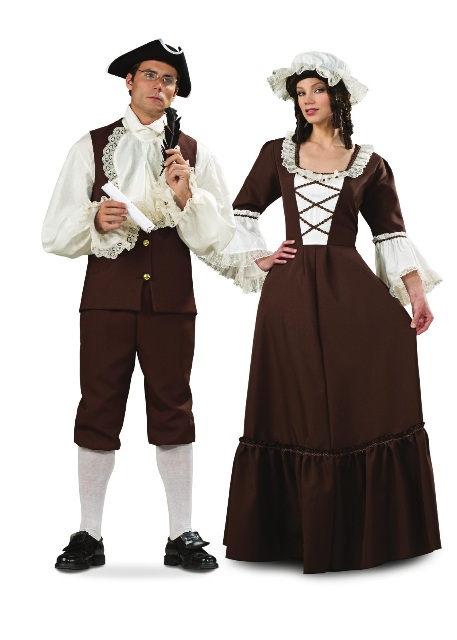 John and Abigail Adams Adult Rental Costume