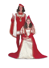 Medieval Queen and King Adult Rental Costume