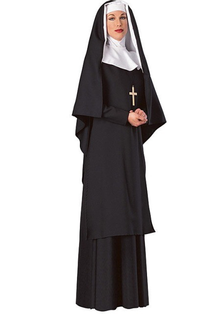 Deluxe Nun Adult Rental Costume