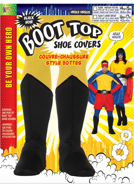 costume-accessories-be-your-own-hero-boot-tops-black-76588
