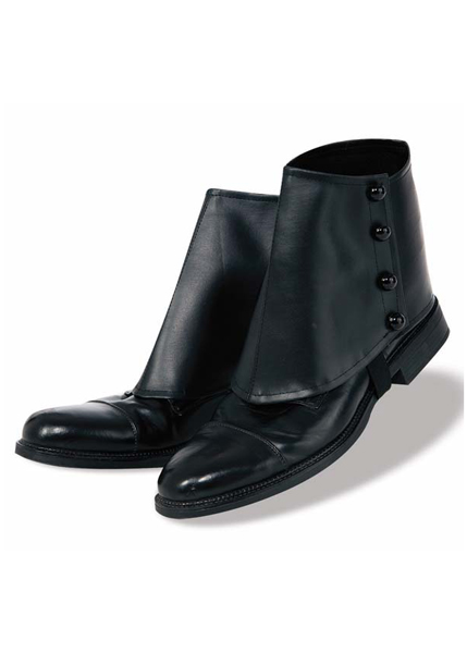 costume-accessories-boot-tops-shoes-spats-black-74125