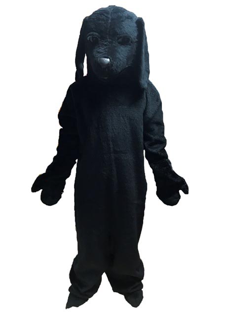 40_mascot_costume_black_dog