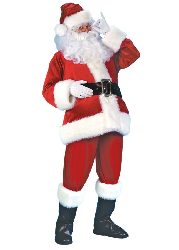 pre-fabricated-christmas-costume-santa-claus-economy-velvet-suit-7501