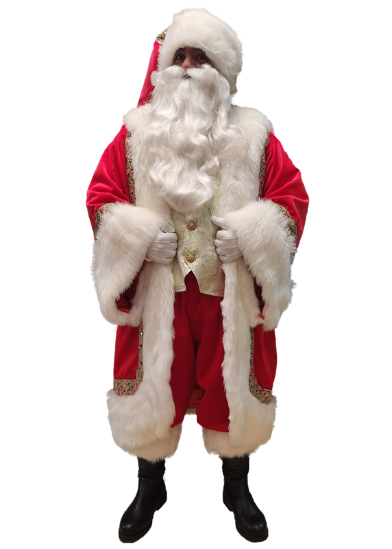 santa-claus-professional-wardrobe-cardinal-red-royal-robe-green-embroidered-trim-with-sequin