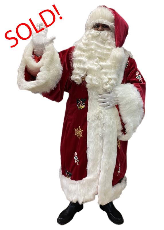 santa-claus-professional-wardrobe-embroidered-royal-robe-classic-red-velvet-wave-closed