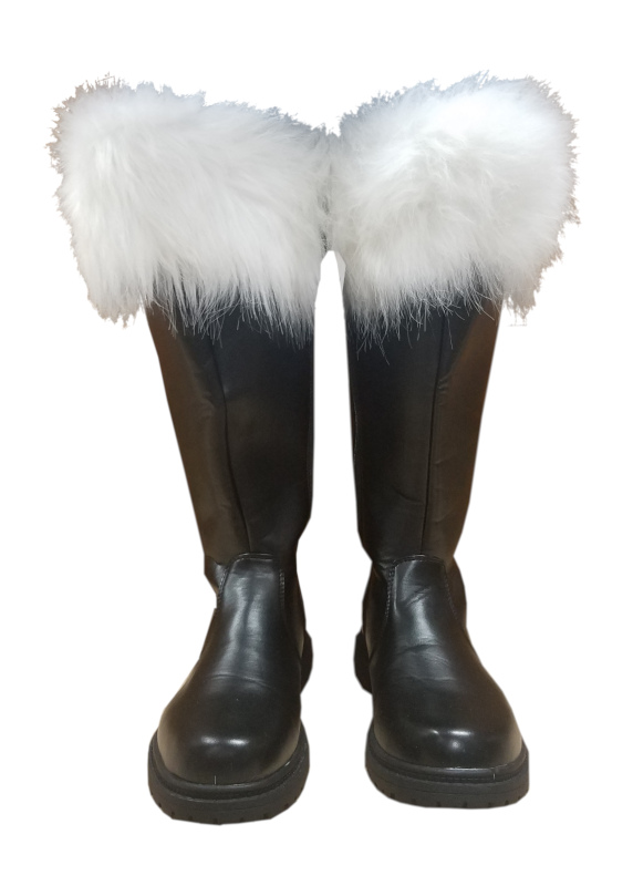 santa-claus-accessories-boots-with-attached-fur-front