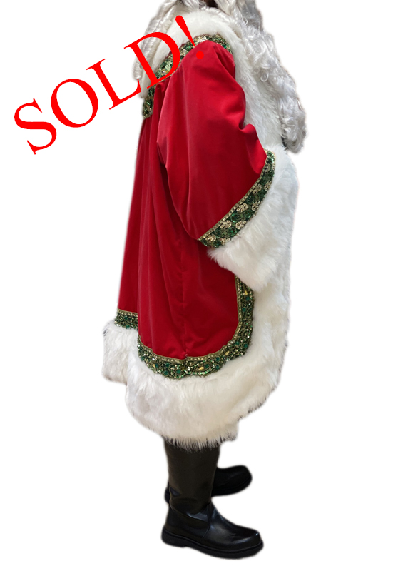 santa-claus-professional-wardrobe-royal-robe-cardinal-red-green-trim-vest-satin-shirt-side-sold