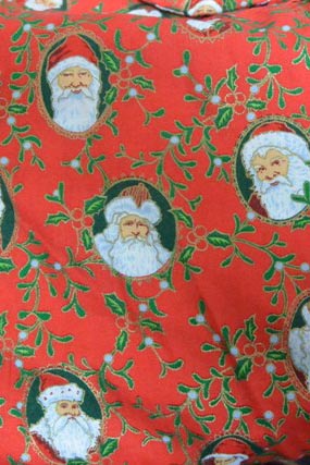 santa claus material santa wearing hats