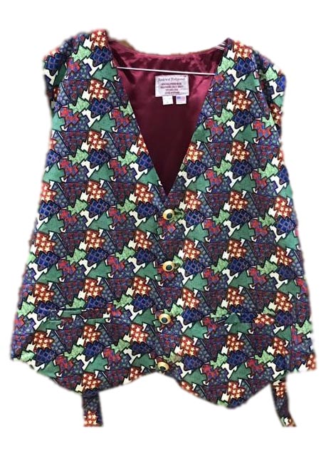 christmas tree collage santa claus vest