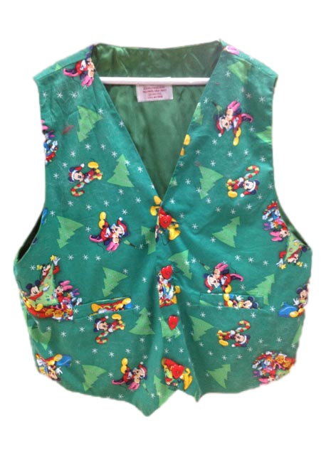 mickey and minnie mouse christmas santa claus vest