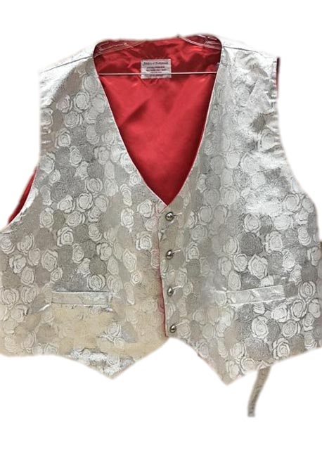 Silver Rose santa claus vest