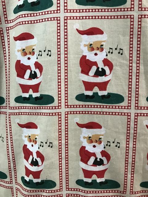 Singing Santas santa claus material