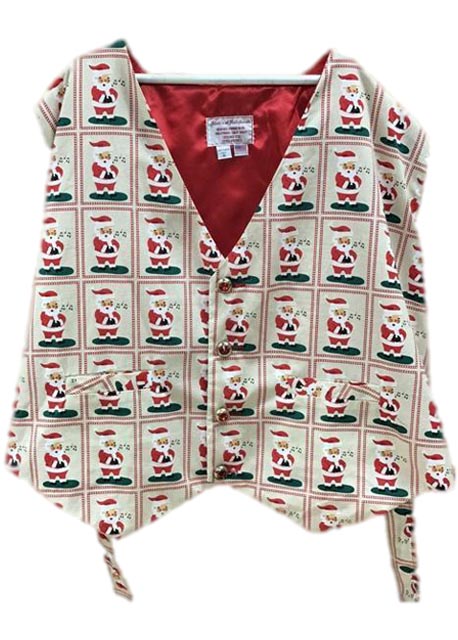 Singing Santas santa claus vest